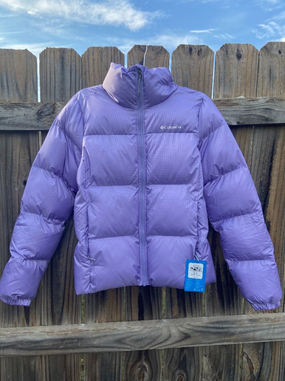 Columbia Women’s Puffect Puffer Jacket Frosted Purple Size S NWT